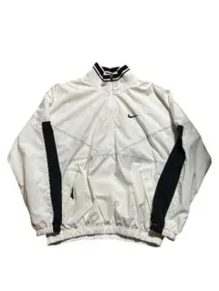Nike 90s ナイロンジャケット ホワイト/ブラック 希少 レア