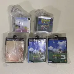 PlayStation ゲームパッケージ　ミニチュアチャーム