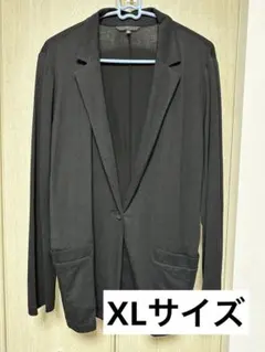 黒 テーラードジャケット 長袖 2ポケット