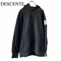 DESCENTE　パーカー　フーディ　スノーボード　チャコールグレー　L　古着のサムネイル