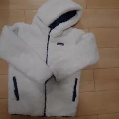 ホワイト フリースジャケット