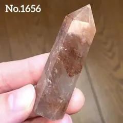 【No.1656】ファイヤークォーツ　六角柱　ポイント　天然石　パワーストーン