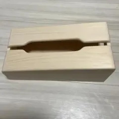 木製ティッシュボックス ナチュラル