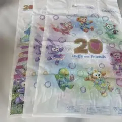 未使用 ディズニーシー ショッパー カラフルハピネス ダッフィフレンズ 3枚