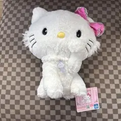 ハローキティ ぬいぐるみ リボン付き 約30cm
