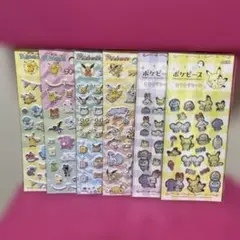 新品ポケモン　シール　6枚