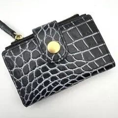クロコダイル財布　キーケース　カード入れ　クロコ　小銭入れ　コインケース　本革