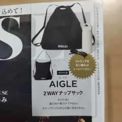 オトナミューズ　11月号 付録　2wayナップサック　匿名配送