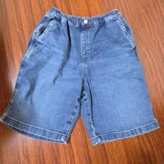 UNIQLO デニム ハーフパンツ 150サイズ