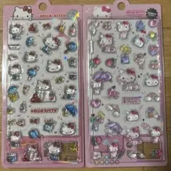 【韓国限定】ハローキティ ボンボンドロップ風シール 2点セット