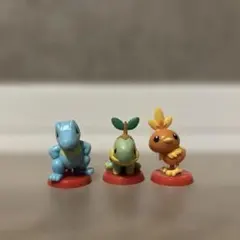 チョコエッグ ポケモン30周年 旅立ちの3匹 ワニノコ ナエトル アチャモ