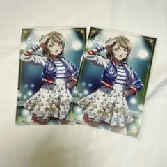 ラブライブ GIGO コラボカフェ バースデーカード 渡辺曜 - メルカリ