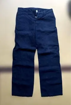 YARMO リネンパンツ　紺