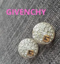 【GIVENCHY】ゴールドイヤリング ラインストーン