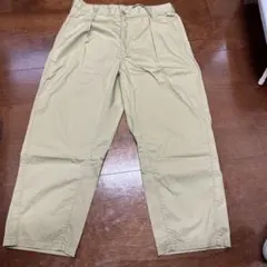 GU ベージュ ワークパンツ　XL