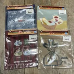 コメダ珈琲 一番くじ H 賞 ジッパーバッグ セミコンプリートセット