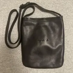 agnes b. アニエスベー レザー サコッシュ ショルダーバッグ ペーター