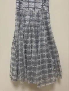 フレアロングスカート Sサイズ チェック柄