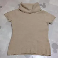 ME RECUERDA 半袖ニット　ハイネック　タートルネック