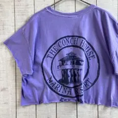 古着　カットオフ　Tシャツ　ショート丈　アメカジ　ゆるだぼ