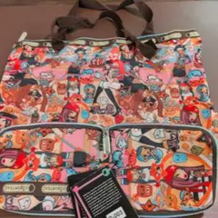 新品タグ付き　レスポートサック　tokidokiコラボ　トートバッグ　折りたたみ