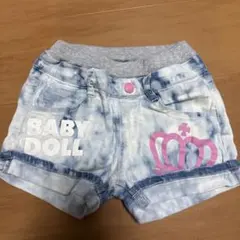 BABYDOLL デニム　ショートパンツ 120