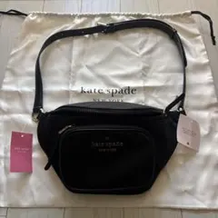 kate spade NEW YORK ブラック ボディバッグ