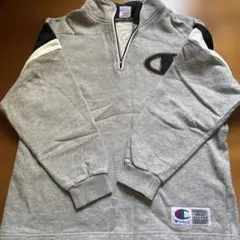 Champion グレー トレーナー ジッパー付き