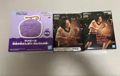 ワンピース フィギュア　& 悪魔の実どんぶり　-ゴムゴムの実-