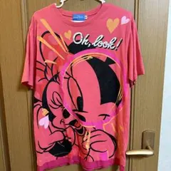 Disney ミニー Tシャツ ピンク Mサイズ