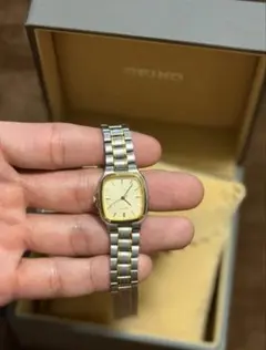 90s Vintage Seiko 腕時計 和紙文字盤 コンビ ドルチェのサムネイル