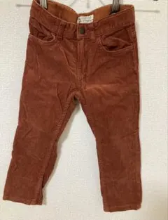 【H&M】ブラウン　コーデュロイ パンツ 98㎝