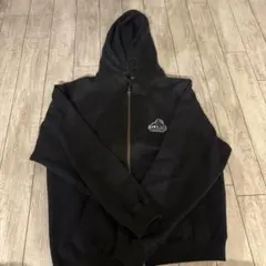 XLARGE 黒 ジップアップパーカー