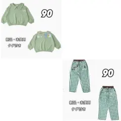 しまむら ディズニーリトシー ピーターパン トレーナー パンツ 上下 90