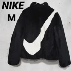 NIKE ビッグスウォッシュ　フェイクファー　アウター　ジャケット　ブルゾン　M