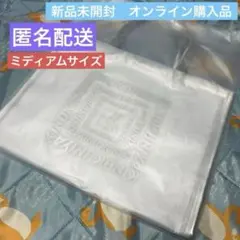 完売品★紀ノ国屋　クリアミディアムバッグ　シルバー　トートバッグ　新品未開封