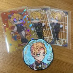 地縛少年花子くん　源輝　缶バッジ　アクリルカード