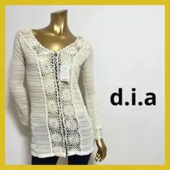 【5806】d.i.a かぎ編み トップス F オフホワイトのサムネイル