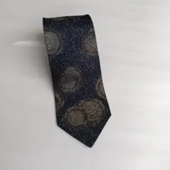 クリツィア　K OF KIRIZIAネイビー 系 シルク100% ネクタイ