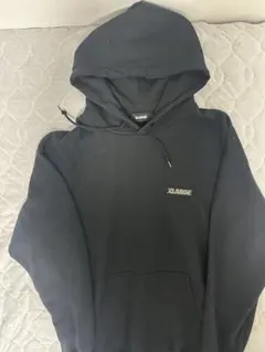 XLARGE ブラック フード付きパーカー