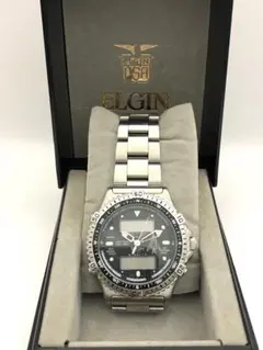 【66kokorotabi 様専用】ELGIN腕時計　FK-917-LI【不動】