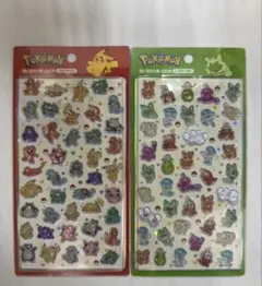 【正規品】韓国限定　ポケモン　シール　2種セット　ピカチュウ
