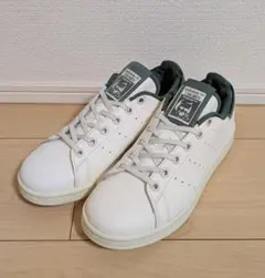 23cm 良品 adidas STAN SMITH J スタンスミス 白 緑