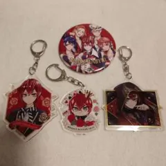 ツイステ リドル アクリルキーホルダー 缶バッジ