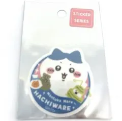 新品　スマホに貼れるサイズのクリアステッカー　ハチワレワールド