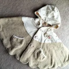 ブランシェス　ポンチョ　花柄　ナチュラル系　50〜80