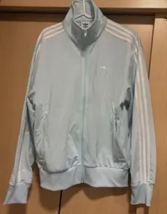 adidas originalsトラックジャケット水色 Lサイズ