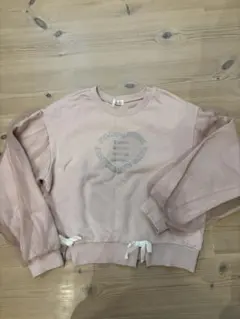 JENNIlove トレーナー 160 ピンク チュール袖