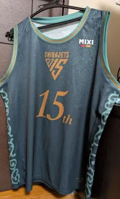 千葉ジェッツ 2025-26シーズン用 15周年記念ユニフォーム ダークグリーン