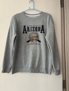 SHEIN ARIZONAプリント トレーナー Mサイズ グレー